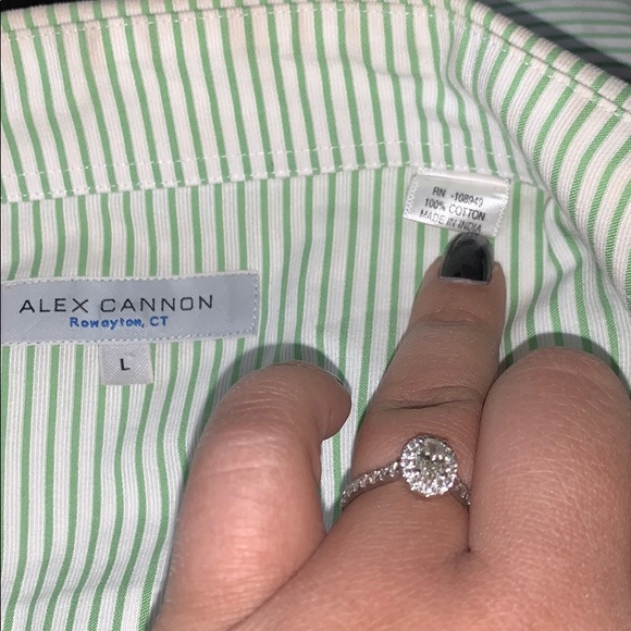 Alex Cannon Button Down Shirt 100% Cotton - Picture 5 of 6